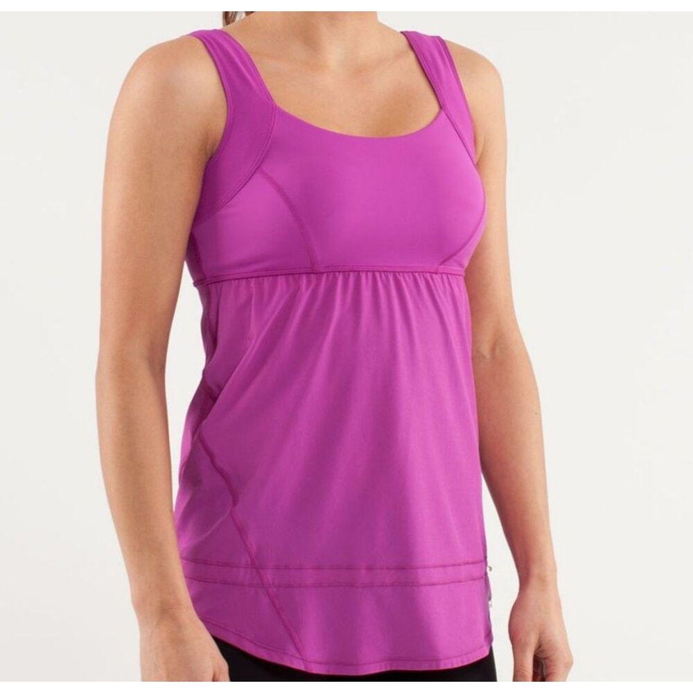 Lululemon Purple Women's Tank Top Run Chase Me Size 4